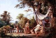 Karoly Marko the Elder The Toilette of Venus oil painting